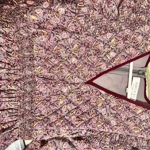 HUNTER BELL | Dresses | Hunter Bell Purple Sundress With Puff Sleeves And  Vneck | Poshmark